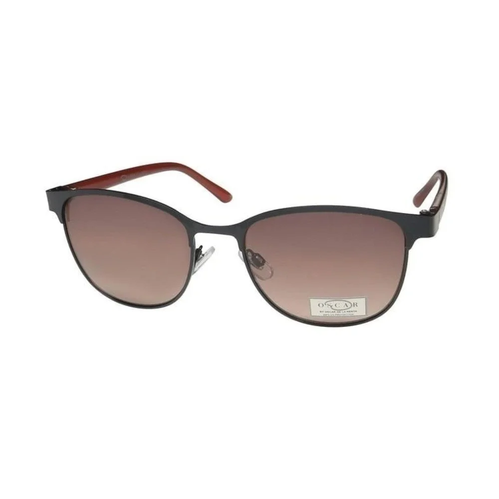 Oscar de la Renta  Browline Designer Sunglasses 100% UV‎ Protection black/smoke